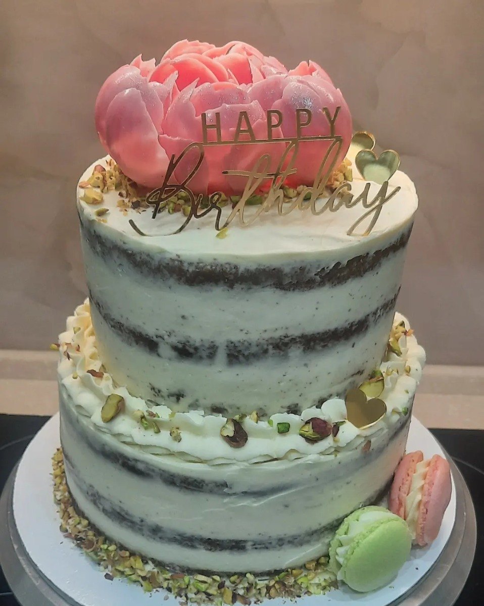 Топпер «Happy Birthday 1шт + 3шт сердечки», Зеркальное золото, 120×60 мм — фото 16